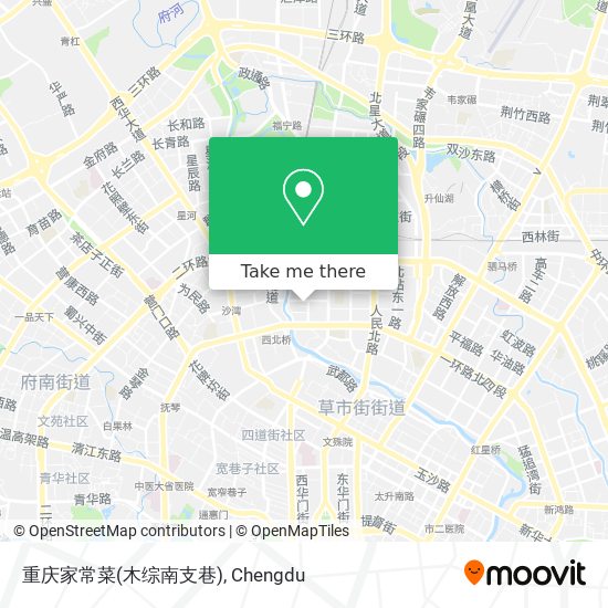 重庆家常菜(木综南支巷) map