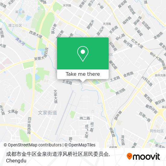 成都市金牛区金泉街道淳风桥社区居民委员会 map