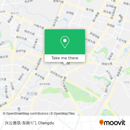 兴云雅筑-东南1门 map