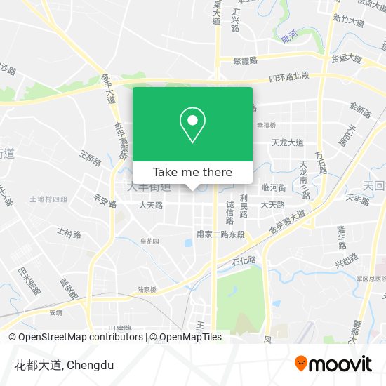 花都大道 map