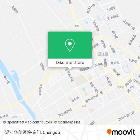 温江华美医院-东门 map