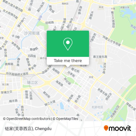 链家(芙蓉西店) map