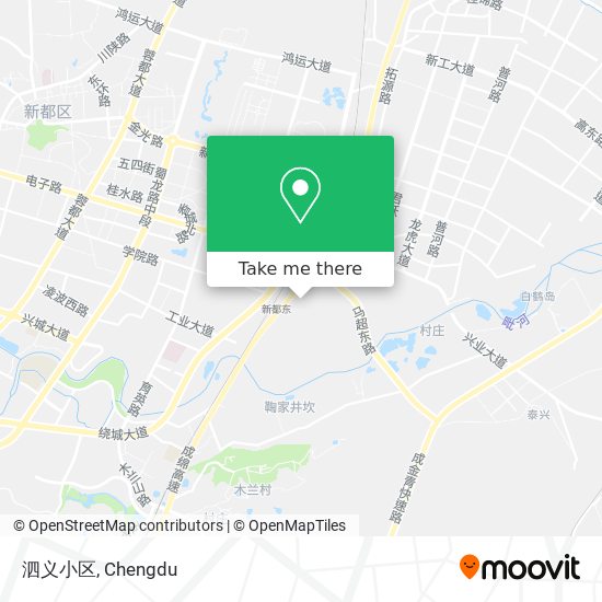 泗义小区 map