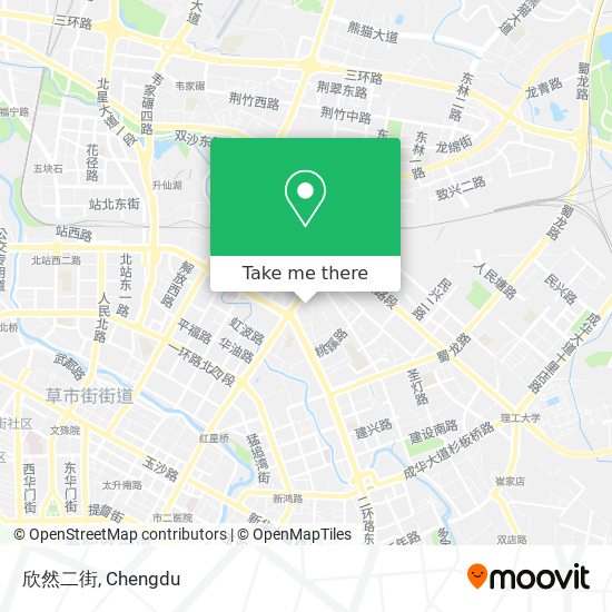 欣然二街 map