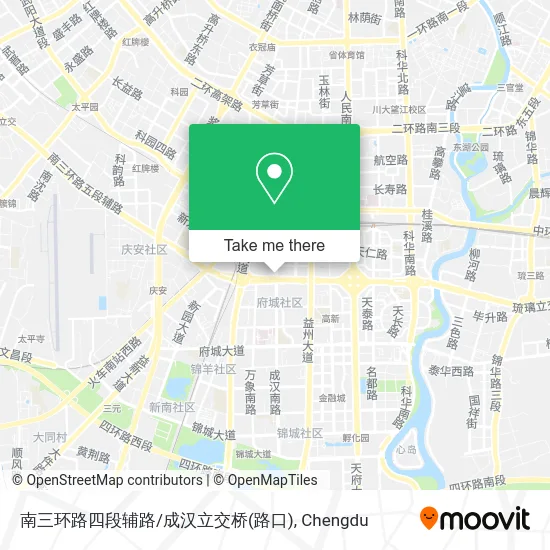 南三环路四段辅路/成汉立交桥(路口) map