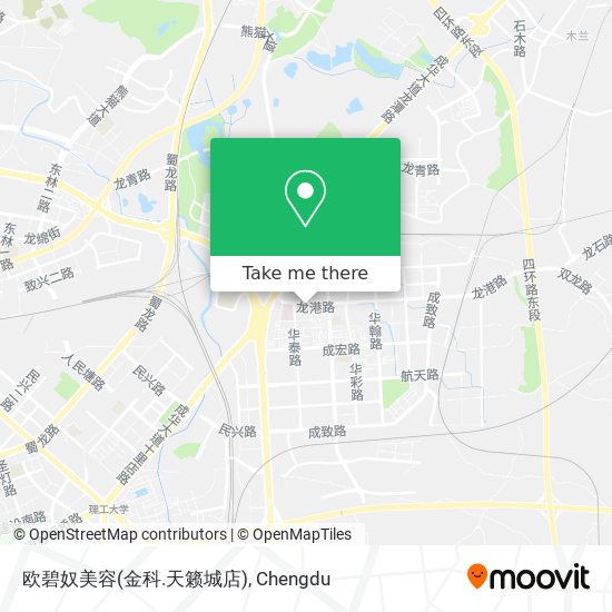 欧碧奴美容(金科.天籁城店) map