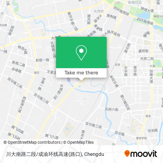 川大南路二段/成渝环线高速(路口) map