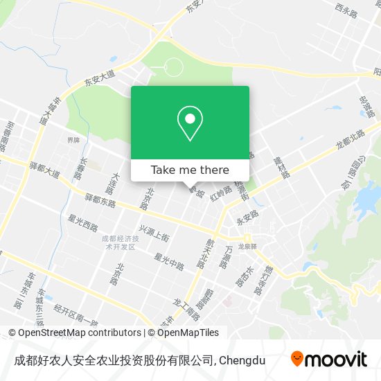 成都好农人安全农业投资股份有限公司 map