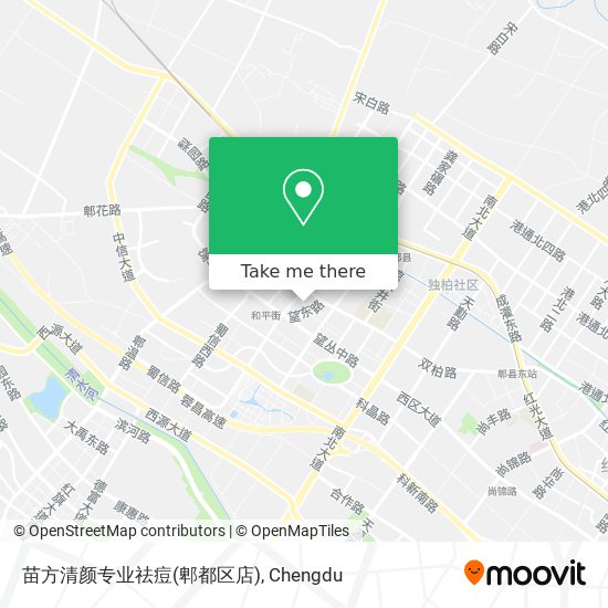 苗方清颜专业祛痘(郫都区店) map