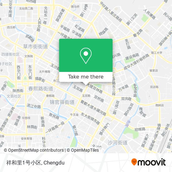 祥和里1号小区 map