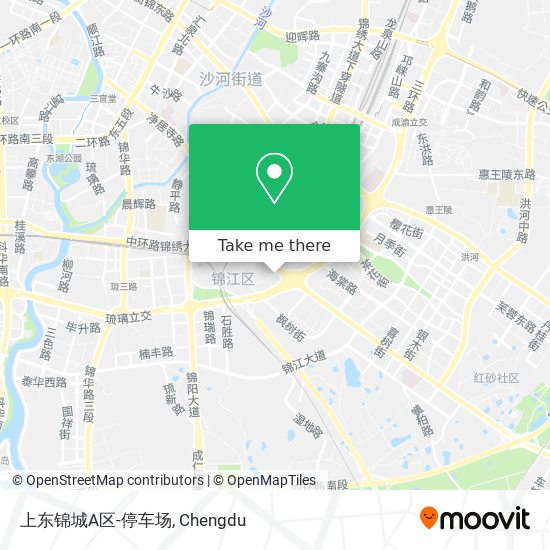 上东锦城A区-停车场 map