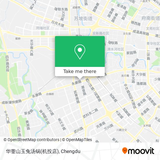 华蓥山玉兔汤锅(机投店) map