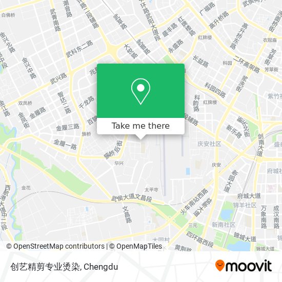 创艺精剪专业烫染 map