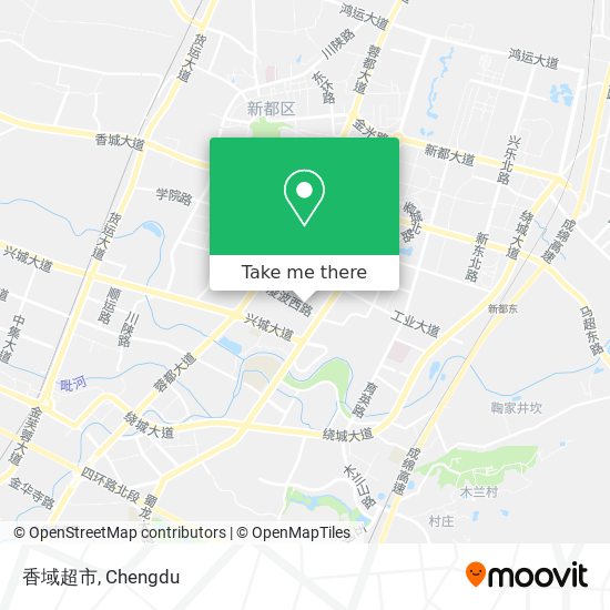香域超市 map