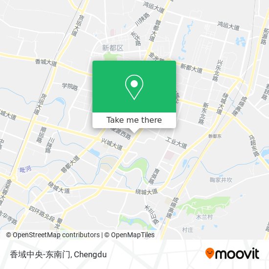 香域中央-东南门 map