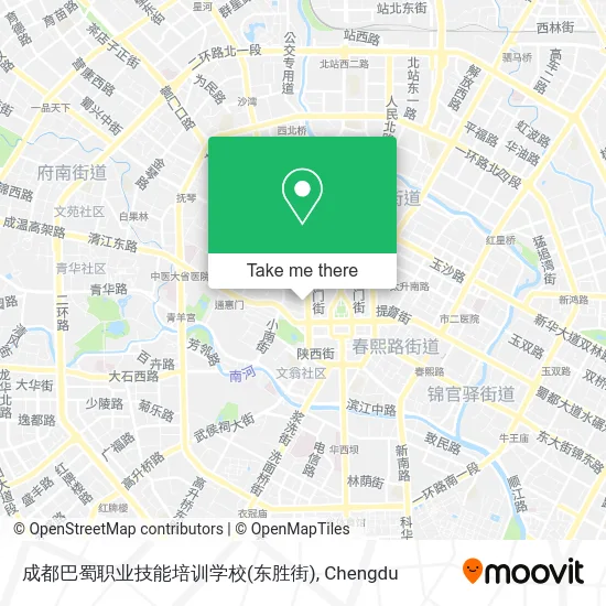 成都巴蜀职业技能培训学校(东胜街) map