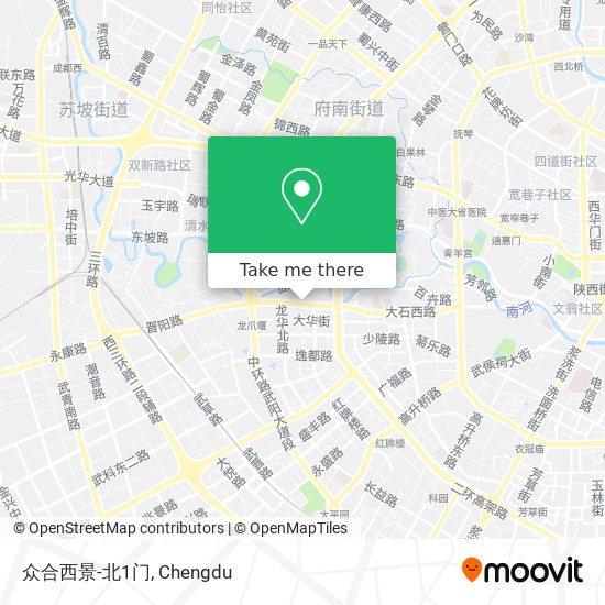 众合西景-北1门 map