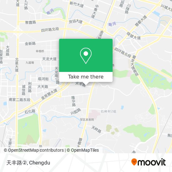天丰路② map