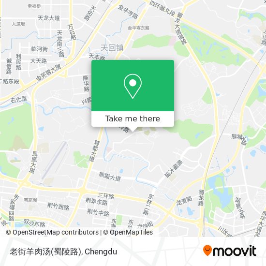老街羊肉汤(蜀陵路) map