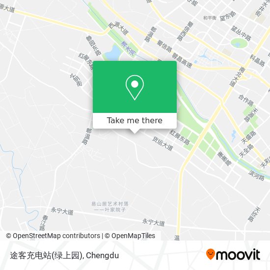 途客充电站(绿上园) map
