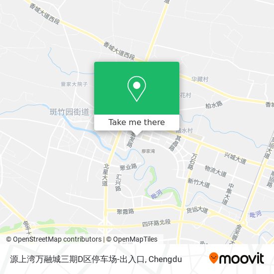 源上湾万融城三期D区停车场-出入口 map