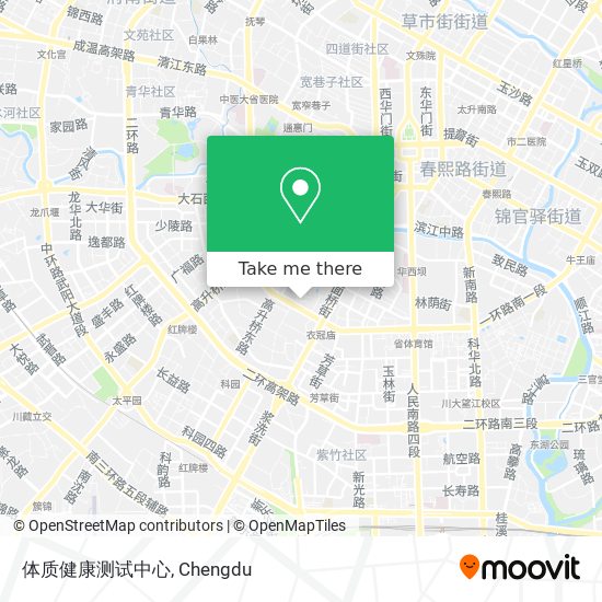 体质健康测试中心 map