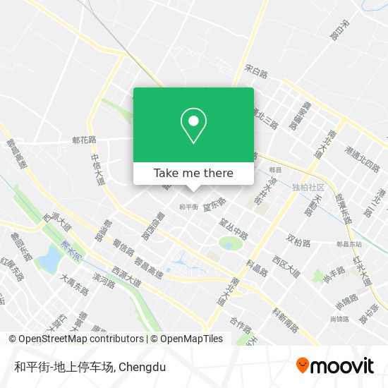 和平街-地上停车场 map