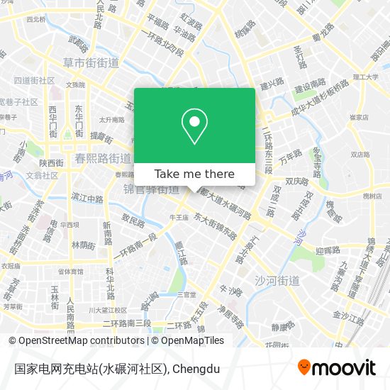 国家电网充电站(水碾河社区) map