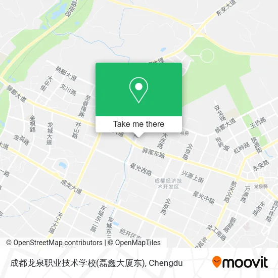 成都龙泉职业技术学校(磊鑫大厦东) map