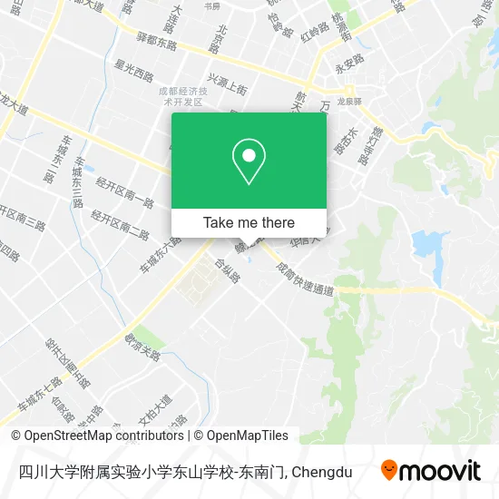 四川大学附属实验小学东山学校-东南门 map