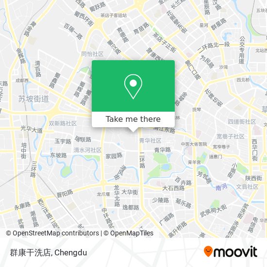群康干洗店 map