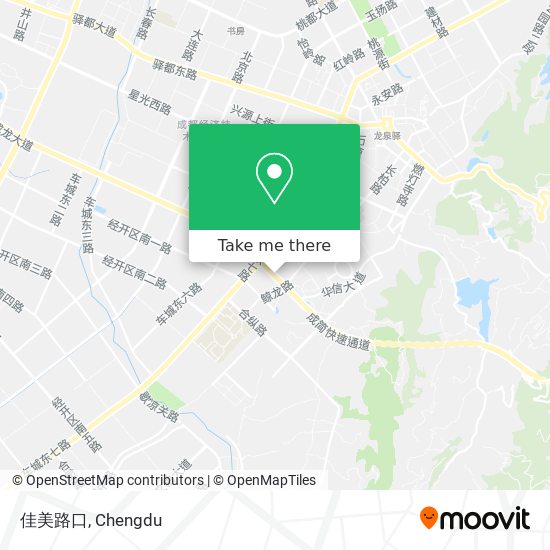 佳美路口 map