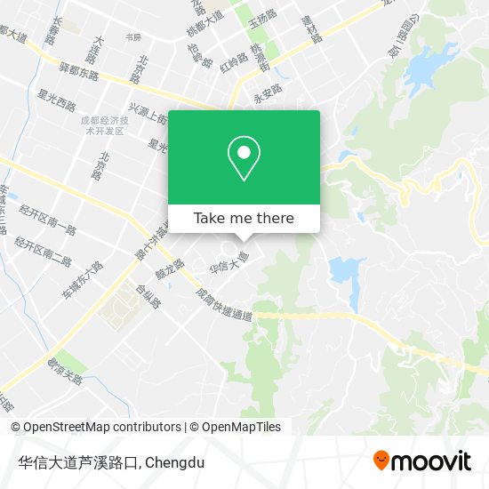 华信大道芦溪路口 map