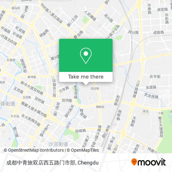 成都中青旅双店西五路门市部 map