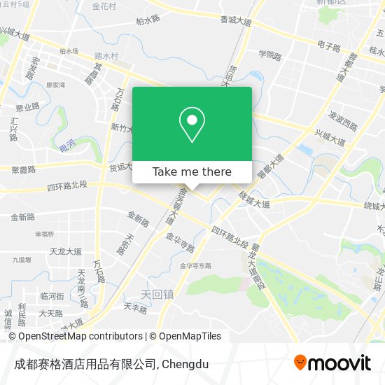 成都赛格酒店用品有限公司 map