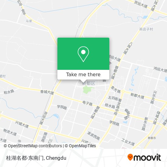 桂湖名都-东南门 map