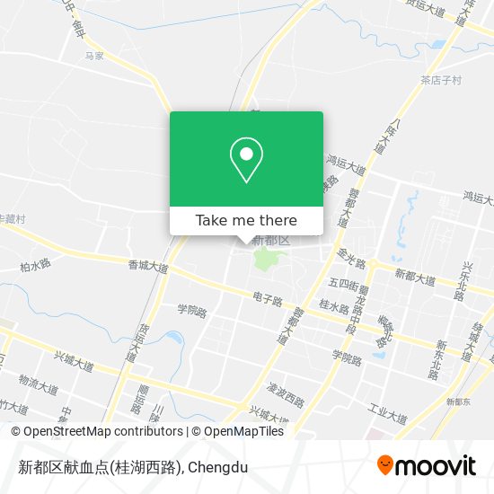 新都区献血点(桂湖西路) map