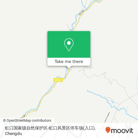 虹口国家级自然保护区-虹口风景区停车场(入口) map