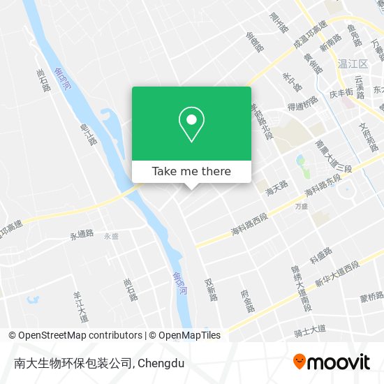 南大生物环保包装公司 map