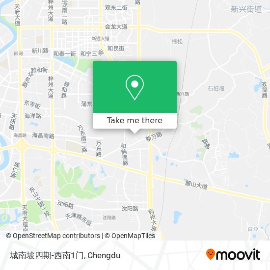 城南坡四期-西南1门 map