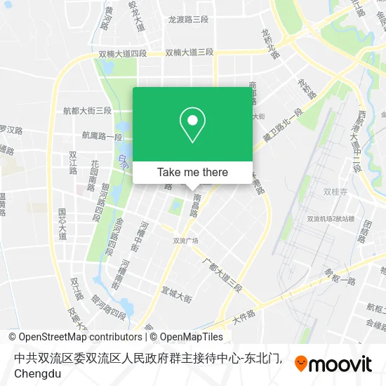 中共双流区委双流区人民政府群主接待中心-东北门 map