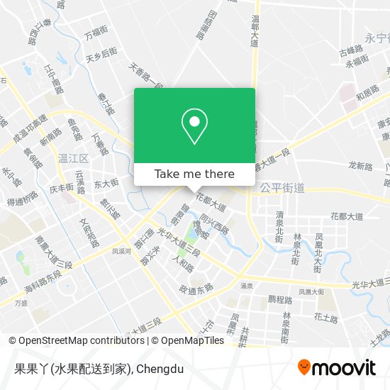 果果丫(水果配送到家) map