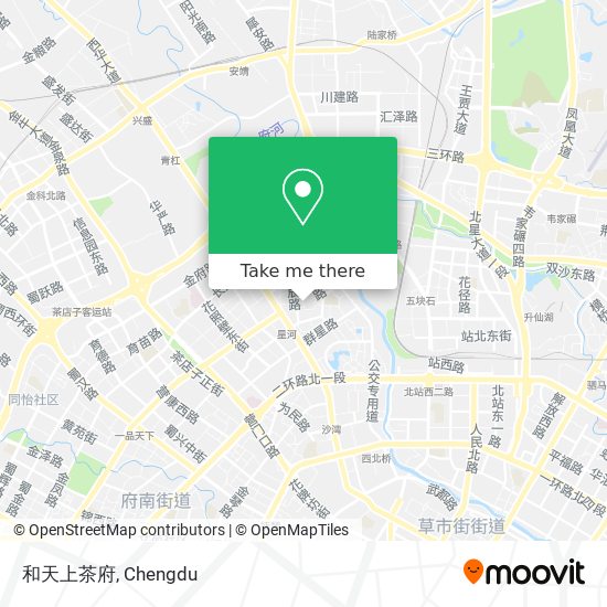 和天上茶府 map