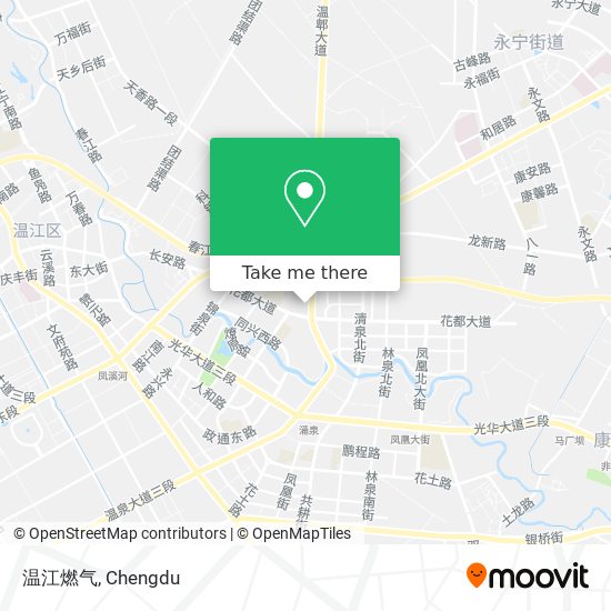 温江燃气 map