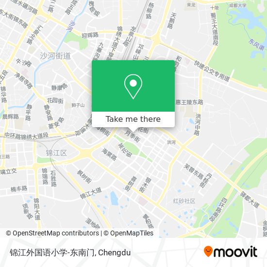 锦江外国语小学-东南门 map