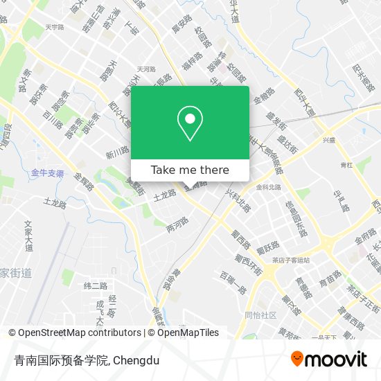 青南国际预备学院 map