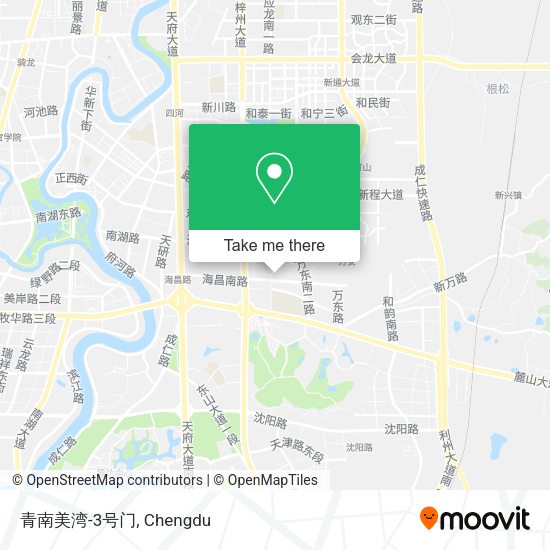青南美湾-3号门 map