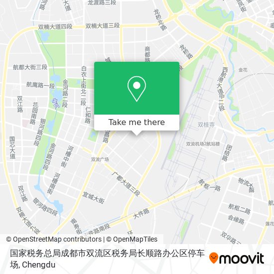 国家税务总局成都市双流区税务局长顺路办公区停车场 map