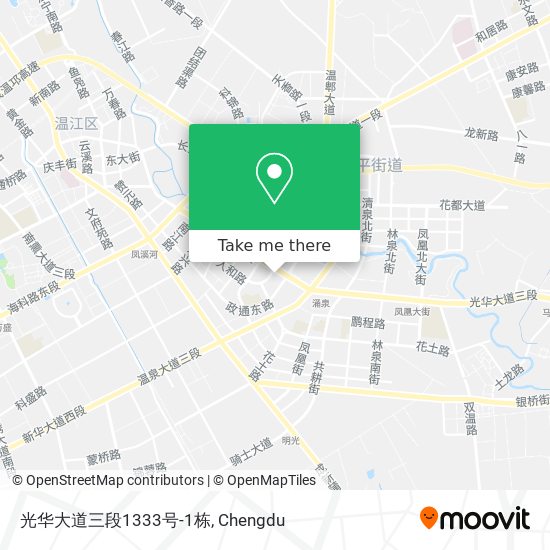 光华大道三段1333号-1栋 map
