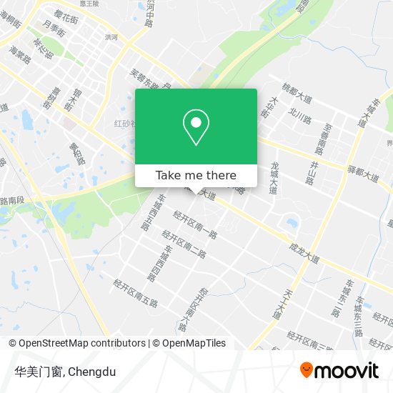 华美门窗 map